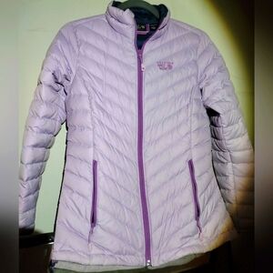 Mountain Hardwear Women's Light Purple Puffer Jacket S